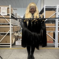 Foxen Couleur Naturelle 10A, Mèches de Cheveux Vietnamiens Bruts de 10 à 40 Pouces, Mèches de Cheveux Humains Péruviens, Extensions de Cheveux Humains Double Drawn