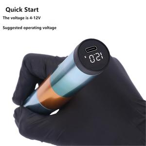 Máquina de Tatuaje Rotativa Inalámbrica de Venta Caliente con Pantalla LED, Equipo Profesional Recargable para Arte Corporal PMU - Product Image 4