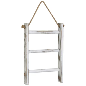 <span class=keywords><strong>Étagère</strong></span> murale rustique à trois niveaux en bois pour serviettes, salle de bain, cuisine, fournitures de bureau, rangement en bois - Product Image 1