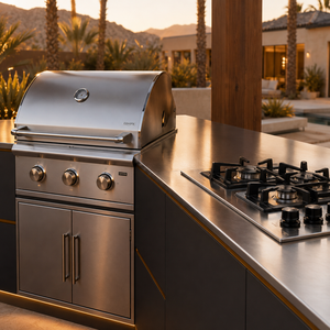 <span class=keywords><strong>Cuisine</strong></span> barbecue extérieure  et station de grill pour villas Four électrique encastré sur mesure et gril en acier inoxydable - Product Image 2