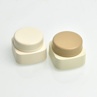 Bouteille de sérum de soin de la peau YOBO Square PP pour crème pour les yeux et masque facial vide avec bouchon à vis pour crème solaire et sérigraphie
