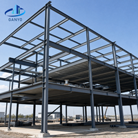 Edificio Prefabricado de Acero de Varios Pisos para Proyectos de Almacenes, Estructura de Acero y Sistema de Paneles Sándwich Aislados, Diseño Personalizado