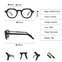 Lunettes de jeu WinViz, verres en résine bloquant la lumière bleue, anti-reflets, design classique, monture en acétate, verres transparents