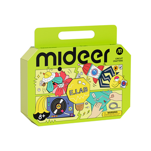 ชุดวงจรไฟฟ้า <span class=keywords><strong>Mideer</strong></span> ขายดี |   ชุดงานประดิษฐ์วงจรกระดาษ STEM สำหรับเด็กอายุ 8 ปีขึ้นไป ของเล่นเสริมพัฒนาการ - Product Image 1