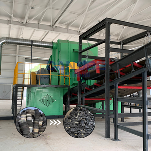 Machine à déchiqueter les pneus de voiture Prix des pneus déchiquetés Déchets de pneus déchiquetés - Product Image 1