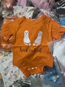 Ropa de bebé barata para recién nacidos, niñas y niños, de verano, al por mayor, de China, en liquidación, tipo pelele y overol para bebés. - Product Image 5