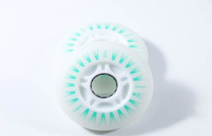 Patines de ruedas resistentes al desgaste de <span class=keywords><strong>PU</strong></span>, rueda de iluminación luminosa en línea, ruedas intermitentes de 76mm/80mm en Stock - Product Image 4