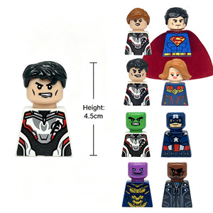 Figuras de Acción de Superhéroes Personalizables, Bloques de Construcción Micro, <span class=keywords><strong>Flash</strong></span>, Spiderman, Deadpool, Mini Figuras de Ladrillos de Diamante, Juguetes - Product Image 3