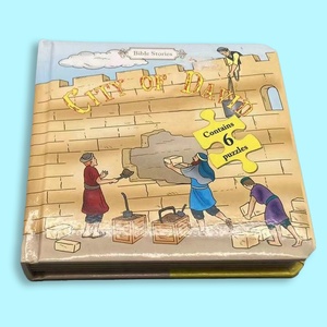 Giáo dục chất lượng cao ghép hình đồ chơi câu chuyện thú vị cuốn sách câu đố cho trẻ em - Product Image 1