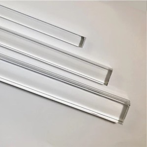 Haoliang Factory Wholesale High Transparency 2mm -170mm Clear PMMA Plastic Acrylic Square Rod for LED <strong>Ledlighting</strong> - Product Image 2