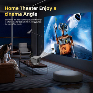 Projecteur portable A10 Pro 1080p Full HD avec cardan <span class=keywords><strong>vertical</strong></span>, WiFi6, 350 ANSI Lumens, vidéo 3D, projecteur LED entièrement automatique - Product Image 5