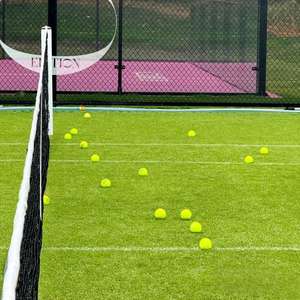 <span class=keywords><strong>Gazon</strong></span> de bricolage meilleure vente tapis <span class=keywords><strong>gazon</strong></span> <span class=keywords><strong>synthétique</strong></span> personnalisé court de tennis <span class=keywords><strong>gazon</strong></span> artificiel rose pour terrain de tennis de padel - Product Image 5