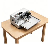 Codeur de date à rouleau d'encre chaude TEBAK MY380, machine d'impression semi-automatique stable pour numérotation de lots sur autocollants en papier