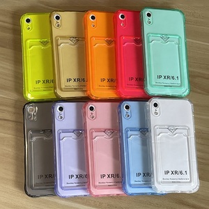 נגד נפילה tpu במקרה טלפון שקוף עבור <span class=keywords><strong>iphone</strong></span> 17 <span class=keywords><strong>pro</strong></span> 16 15 14 13 <span class=keywords><strong>12</strong></span> 11 כרטיס ארנק כרטיס בחזרה ברור - Product Image 6