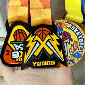 Vente en gros de médailles sportives personnalisées en émail souple ou dur, médailles personnalisées pour la course en montagne 5K, la course sur sentier et la course <span class=keywords><strong>virtuelle</strong></span> - Product Image 6