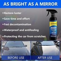 Revêtement d'étanchéité céramique brillant et cire de finition, spray automobile extrêmement hydrophobe pour voitures, VR, motos, bateaux, VTT