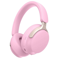Casque sans fil pliable supra-auriculaire pour jeux avec contrôle du volume intégré pour PC, téléphone et ordinateur portable