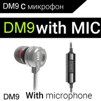 QKZ DM9 3.5mm kablolu kulaklık Hi-Fi Stereo oyun spor su geçirmez kulaklık kulak içi Metal monitör kulakiçi kulaklık