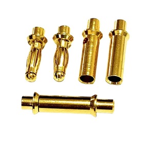 Gold Plated Banana Plug 2.5 4.0mm Quick Disconnect <b>Terminal</b> Connector Brass Pin Socket Series For Battery Wiring - Product Image 3