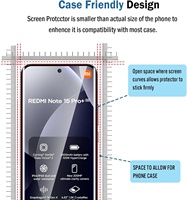 Film de protection d'écran en verre trempé 3D pleine couverture pour Tecno Camon 50 Ultra, Infinix Hot 60 Pro + et Pova Curve 2 5G