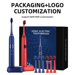 Venta al por mayor logotipo personalizado cuidado bucal <span class=keywords><strong>cepillo</strong></span> de <span class=keywords><strong>dientes</strong></span> ultrasónico Oem alta calidad Limpieza de <span class=keywords><strong>dientes</strong></span> recargable <span class=keywords><strong>cepillo</strong></span> de <span class=keywords><strong>dientes</strong></span> eléctrico automático - Product Image 3