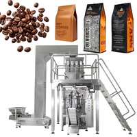 Machine d'emballage VFFS (formage, remplissage, scellage) automatique industrielle pour granulés de café avec valve de dégazage pour sachets de café