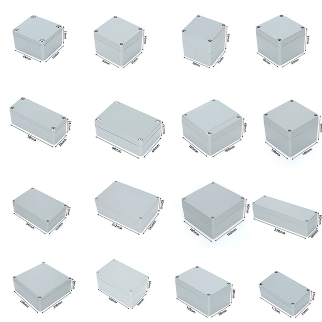 IP66 Die Cast Aluminium Waterproof Enclosure Industrial Electrical Junction Box