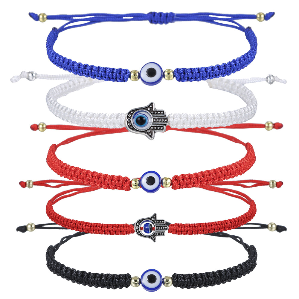 Bracciale Elastico In Tessuto Blu Con Medaglione Della Vergine Del Rocío E Bandiera Spagnola, Per Uomo E Donna, Varie Taglie
