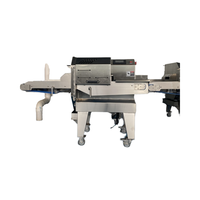 Nouvelle machine à trancher la viande électrique commerciale haute puissance, lame en acier inoxydable, capacité de 450 kg/h pour trancher/déchiqueter le poulet et le bœuf