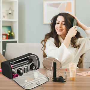 Bolsa <span class=keywords><strong>de</strong></span> Maquillaje Portátil <span class=keywords><strong>de</strong></span> Viaje, Estuche <span class=keywords><strong>de</strong></span> Almacenamiento Impermeable para Secador <span class=keywords><strong>de</strong></span> <span class=keywords><strong>Pelo</strong></span>, para Hombres y Mujeres - Product Image 6