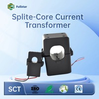 Transformateur de courant à noyau divisé mini 50A/0.5A, haute sensibilité, classe 0.5S, capteur à pince pour instruments de précision