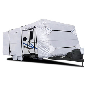 Nuevo diseño de tela Oxford impermeable protección Uv Rv cubierta protección contra granizo viaje remolque Rv cubierta - Product Image 1