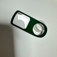 Panneau supérieur en verre trempé noir imprimé soyeux OEM de 1 mm et 2 mm avec découpe pour application électroménagère