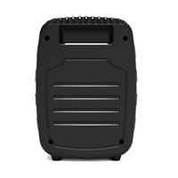 Enceinte portable sans fil Bluetooth ABS4103 avec lumière LED colorée, boîte à musique HIFI, radio FM, caisson de basses actif de 4 pouces, enceinte de fête