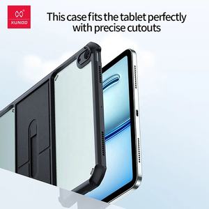 Xundd pour <span class=keywords><strong>iPad</strong></span> <span class=keywords><strong>Air</strong></span> 11 13 <span class=keywords><strong>iPad</strong></span> Pro 11 13 2024 housse de tablette Airbag <span class=keywords><strong>coque</strong></span> <span class=keywords><strong>anti</strong></span>-<span class=keywords><strong>choc</strong></span> avec étui de support magnétique Invisible - Product Image 3