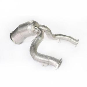Tubería de Escape de Alto Flujo con Protección Térmica Vortex para Audi C8 A6 A7 55 TFSI 3.0T V6, Sistema de Tuberías de Escape de Acero Inoxidable - Product Image 2