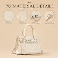 Sacs à main en cuir PU de luxe pour femmes avec logo personnalisé, coque couleur, fermeture éclair double tête, sacs bandoulière messager