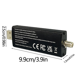 Récepteur radio USB RTL-SDR V2 défini par logiciel avec <span class=keywords><strong>antenne</strong></span> 22-1100 MHz, tuner RTL2832U R828D/FC0013/FC0012 - Product Image 3