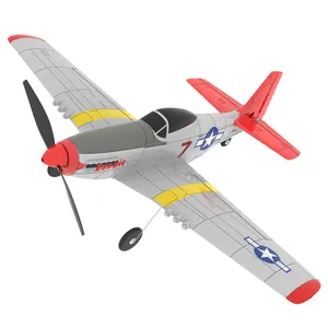 Volantex p51 d 400mm rc modelo de avião 4ch 2.4g, avião ao ar livre para criança, presente de aniversário