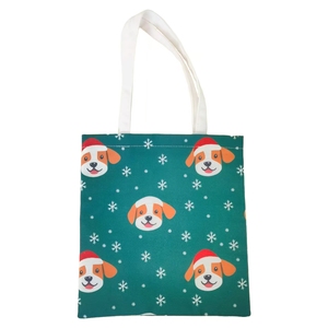 Bolsa de Mano de Algodón de Gran Capacidad con Estampado Animal Personalizado, Lona Reciclable para Viajes al Aire Libre - Product Image 5