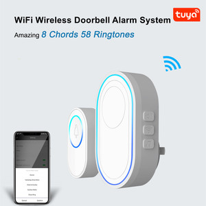 Carillon de porte <span class=keywords><strong>longue</strong></span> <span class=keywords><strong>portée</strong></span> <span class=keywords><strong>sonnette</strong></span> électronique <span class=keywords><strong>sans</strong></span> <span class=keywords><strong>fil</strong></span> Sonnerie <span class=keywords><strong>Sans</strong></span> <span class=keywords><strong>Fil</strong></span> maison sonnerie <span class=keywords><strong>sonnette</strong></span> <span class=keywords><strong>étanche</strong></span> Tuya Wifi maison <span class=keywords><strong>sonnette</strong></span> - Product Image 2