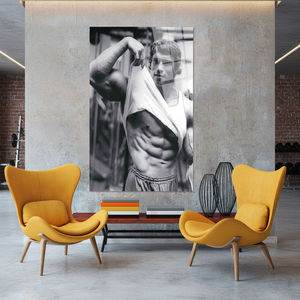 Arnold Schwarzenegger Art Deco <b>Canvas</b> Print Modern Panel <b>Wall</b> Art Hanging Design for Man Cave - Product Image 3