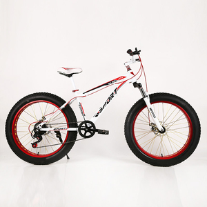 Bicicleta de Nieve con Llantas Anchas 4.0 de 26 Pulgadas, Frenos de Disco Dobles, Capacidad de Carga de 200 kg, Llantas Anchas Ampliadas, Bicicleta de Montaña con Velocidad Variable - Product Image 4