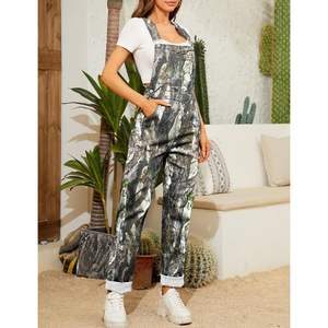 Combinaison de travail pour femme personnalisée, camouflage, en toile respirante, avec poches, tailles M, L, XL - Product Image 1