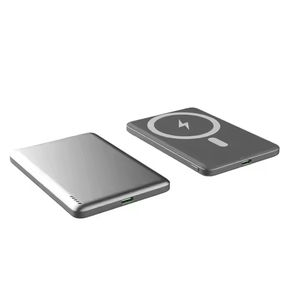 Портативный ультра тонкий PD 15 Вт быстрая Магнитная Беспроводная зарядка Power Bank с портом Type-C алюминиевый корпус для мобильного телефона - Product Image 4