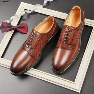 Chaussures Oxford en cuir véritable faites à la main pour hommes, élégantes, avec boucle araignée, mocassins à enfiler, bout en acier, pour mariage et soirée - Product Image 6