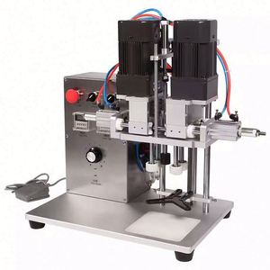 Machine de bouchage de bouteilles semi-automatique facile à utiliser, design compact, fonctionnement convivial - Idéale pour la production à petite échelle - Product Image 4
