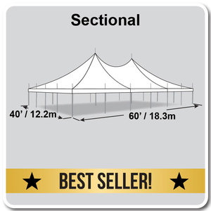 Celina grand toit <span class=keywords><strong>chapiteau</strong></span> de mariage, tente de fête pour 200 <span class=keywords><strong>personnes</strong></span> 40 pieds x <span class=keywords><strong>60</strong></span> pieds (12.2m x 18.3m) - Product Image 5