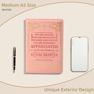 Cuaderno de Citas Inspiradoras, <span class=keywords><strong>Diario</strong></span> de Tapa Dura con Estampado Dorado, Cuaderno Motivacional para Personas - Product Image 3