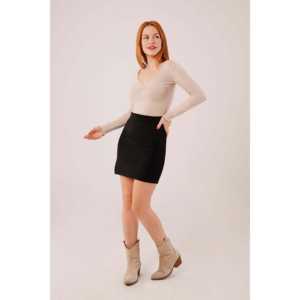 Blusa Básica de Cuello Ancho para Mujer, Talla XL, Larga, Estilo Casual, Hecha de Seda, Lino, Algodón de Punto, Modal, con Logotipo - Product Image 4